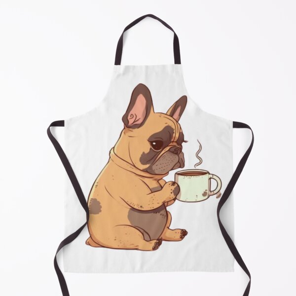 Item preview, Frenchie the Coffee Drink French Bulldog  designed and sold by PetsEnough.