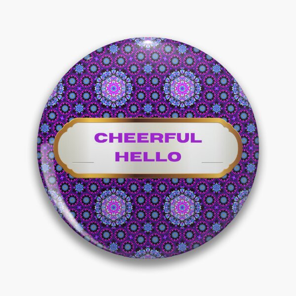 Item preview, CHEERFUL HELLO WILD PATTERNS 32  HONEYCOMB designed and sold by lovingtouch.