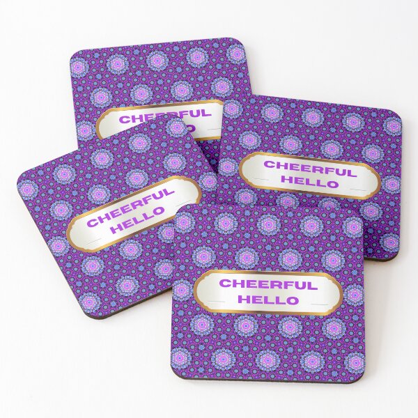 Item preview, CHEERFUL HELLO WILD PATTERNS 32  HONEYCOMB designed and sold by lovingtouch.
