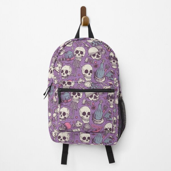 Item preview, Fun & Spooky Cartoon Skulls Digital Pattern designed and sold by ClericDesign.