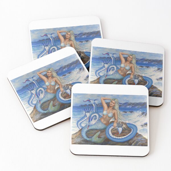 Item preview, Mermaid and Dragons designed and sold by Fantasyart123.