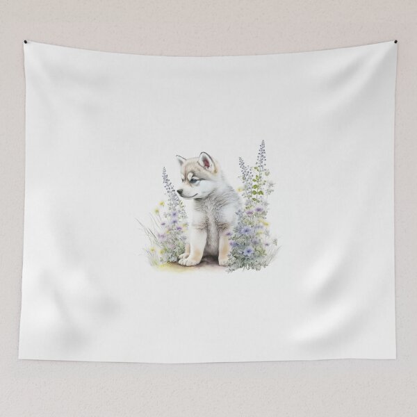 Item preview, Puppy Alaskan Husky designed and sold by HuskyHuddle.