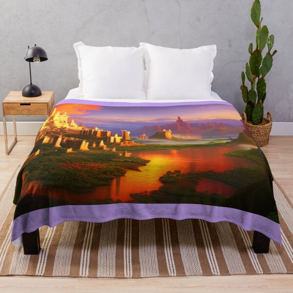 Item preview, Majestic Cityscape of an Ancient Imperial Capital designed and sold by ZarliaShop.