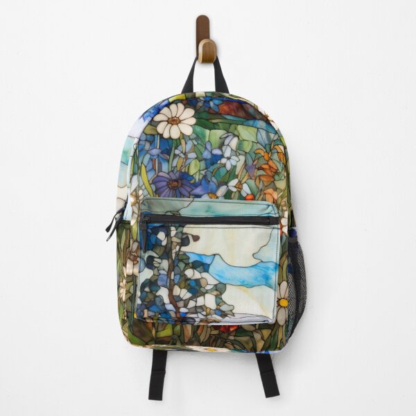 Artikelvorschau, Buntglas-Sommer-Wildblumen entworfen und verkauft von Matt's Artificial Nature.