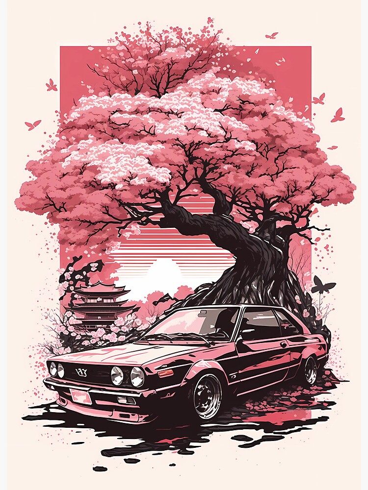 Cherryとばこ、1975パックヴィンテージアート Kumoi Cherry Trees (Kumoi Zakura Sakura) - Yoshida Hiroshi