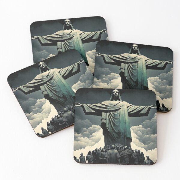 Item preview, Jesus statue designed and sold by DreamscapesAI.