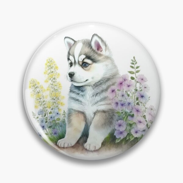 Item preview, Puppy Alaskan Husky designed and sold by HuskyHuddle.