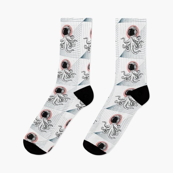 Item preview, Octopus Alien Astronaut | Pink designed and sold by KatsCanvas.