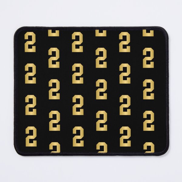 Item preview, Golden Number 2 - Sports Numbers designed and sold by NECHSTORE.