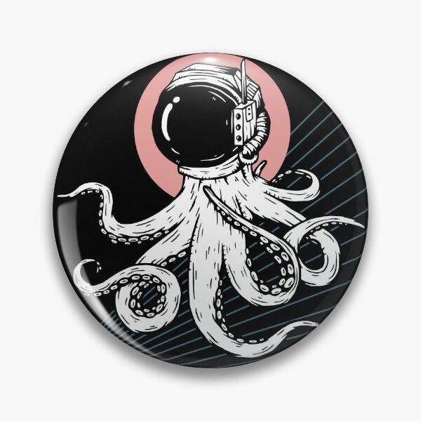 Item preview, Copy of Octopus Alien Astronaut | Pink designed and sold by KatsCanvas.