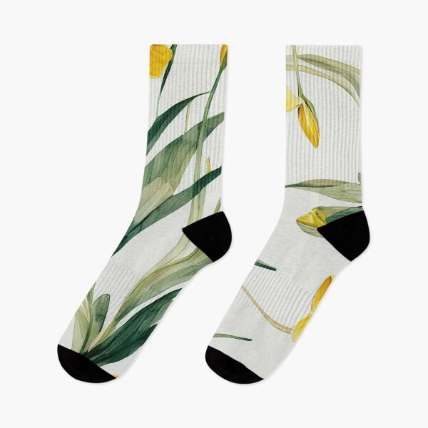 Item preview, Seamless floral design with daffodil flowers for background, Endless pattern. AI generated Illustration. designed and sold by svetlanna.