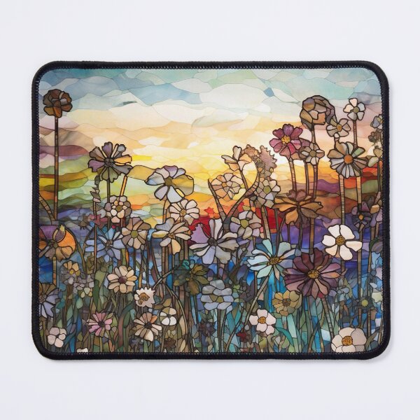Item preview, Stained Glass Evening Wildflowers designed and sold by Matt's Artificial Nature.