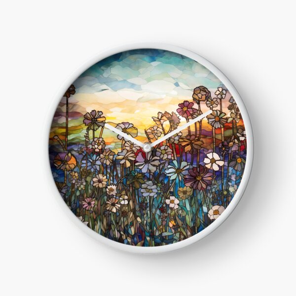 Item preview, Stained Glass Evening Wildflowers  designed and sold by Matt's Artificial Nature.
