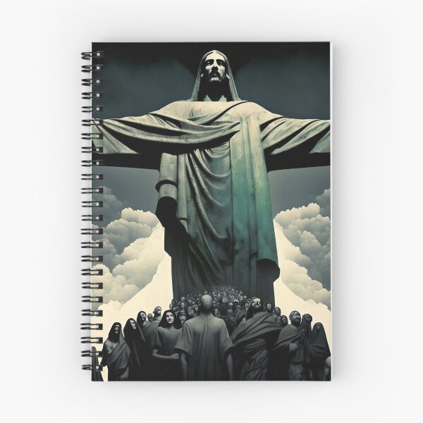 Aperçu de l'œuvre Statue de Jésus créée et vendue par DreamscapesAI.