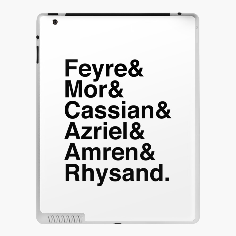 ACOTAR Love | Feyre Rhysand | Feysand, Booktok | iPad Case & Skin