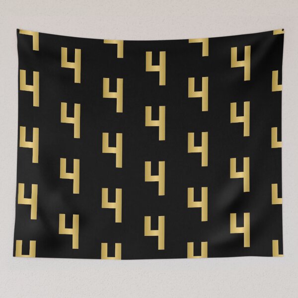 Item preview, Golden Number 4 - Sports Numbers designed and sold by NECHSTORE.