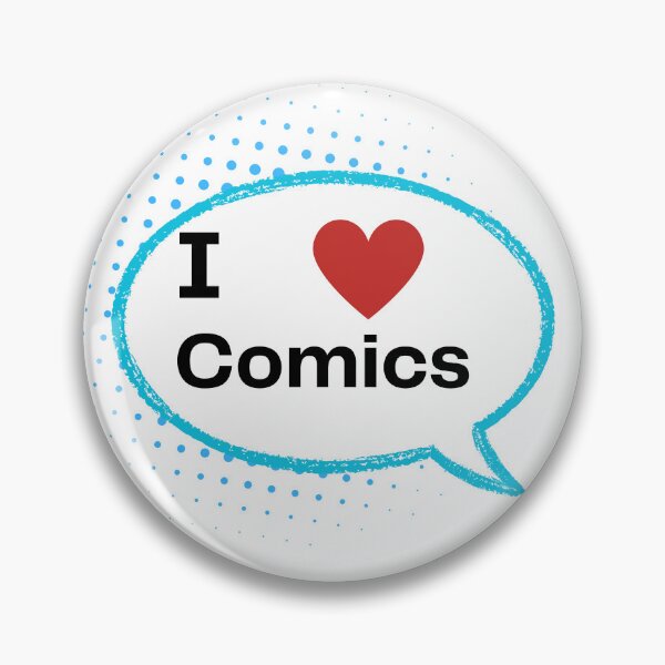 Item preview, I ♥ Comics for boys designed and sold by Tw1nsAIArt.