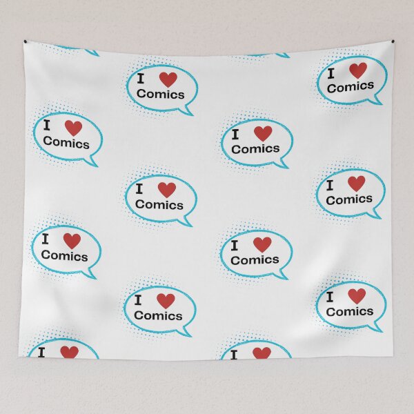 Item preview, I ♥ Comics for boys designed and sold by Tw1nsAIArt.