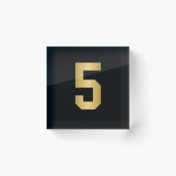 Item preview, Golden Number 5 - Sports Numbers designed and sold by NECHSTORE.