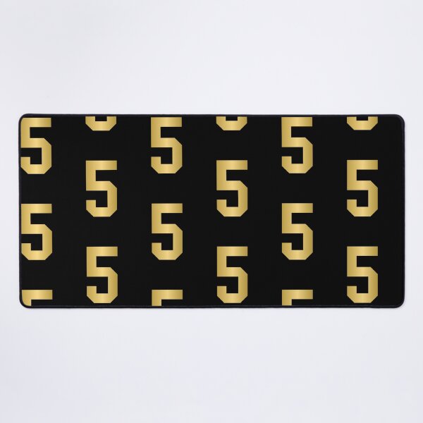 Item preview, Golden Number 5 - Sports Numbers designed and sold by NECHSTORE.