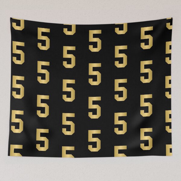 Item preview, Golden Number 5 - Sports Numbers designed and sold by NECHSTORE.
