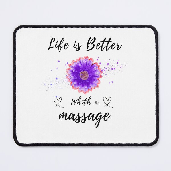 Item preview, Life Is Better With A Massage T-shirt designed and sold by BOUMNESS.