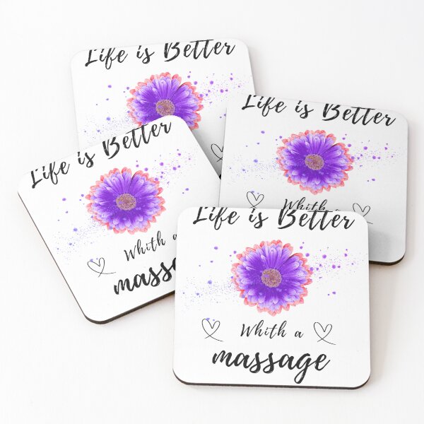 Item preview, Life Is Better With A Massage T-shirt designed and sold by BOUMNESS.