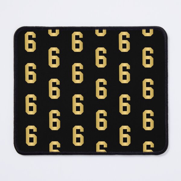 Item preview, Golden Number 6 - Sports Numbers designed and sold by NECHSTORE.