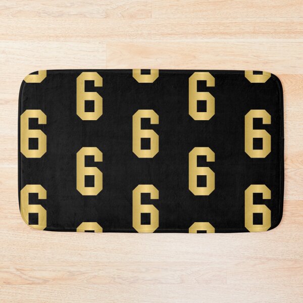Item preview, Golden Number 6 - Sports Numbers designed and sold by NECHSTORE.