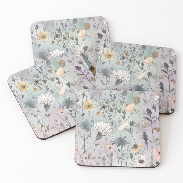 Item preview, Watercolor Wildflowers - Seamless painterly floral pattern designed and sold by ArtisticMosaic.
