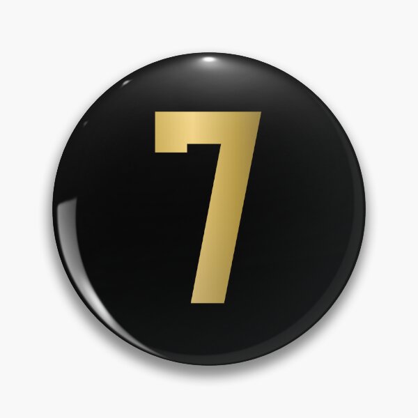Item preview, Golden Number 7 - Sports Numbers designed and sold by NECHSTORE.