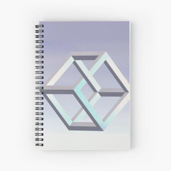 Illusion of Impossible Objects  Spiral Notebook