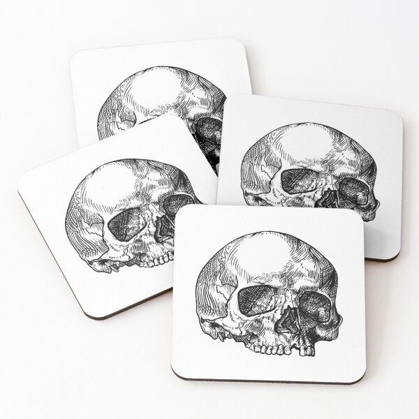 Item preview, Skull Cross Hatch designed and sold by mmswartz.
