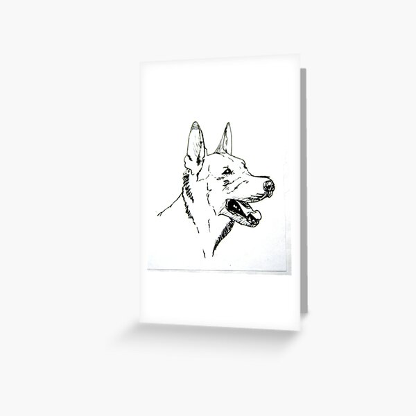 German Shepherd Greeting Card