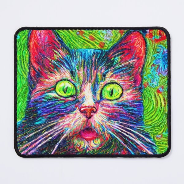 Item preview, A happy and surprised cat says: "hello!" Abstraction. designed and sold by Natalia-Vlad.