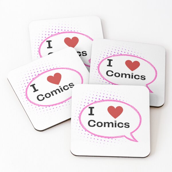 Item preview, I ♥ Comics for girls designed and sold by Tw1nsAIArt.