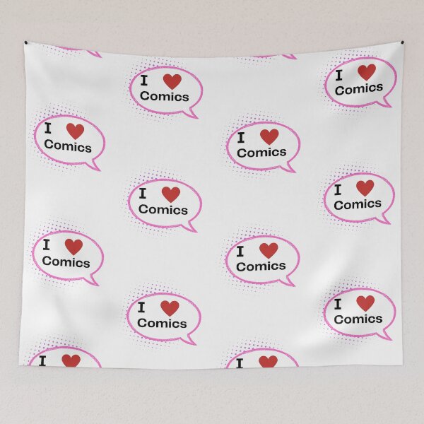 Item preview, I ♥ Comics for girls designed and sold by Tw1nsAIArt.