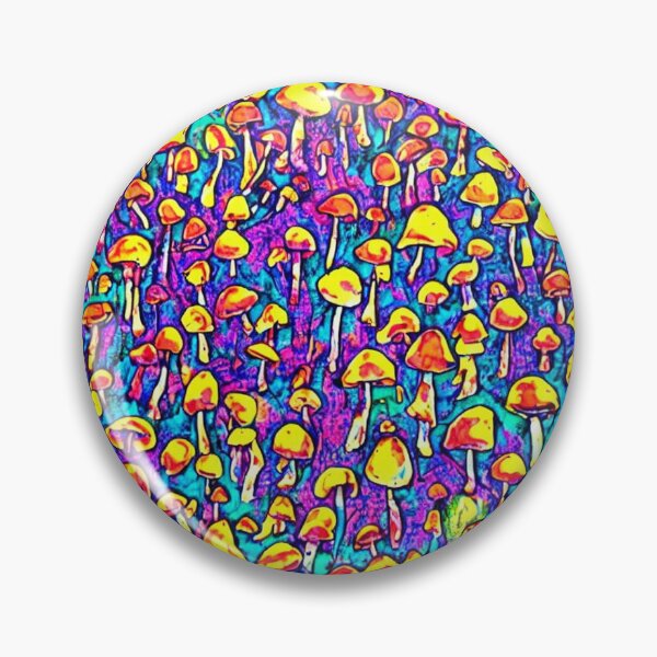Item preview, Psychedelic Pop Art Mushrooms designed and sold by Getsomecakes ⭐⭐⭐⭐⭐.