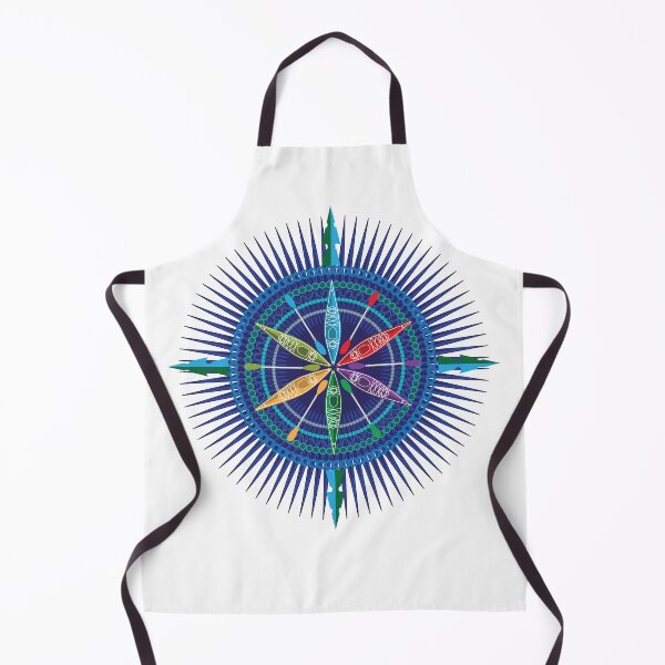 Item preview, Kayak Compass Rose no background designed and sold by Carswell King Design.