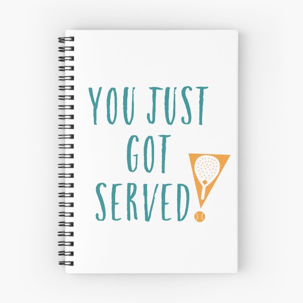 Item preview, Funny Padel Pun You Just Got Served designed and sold by whyitsme.