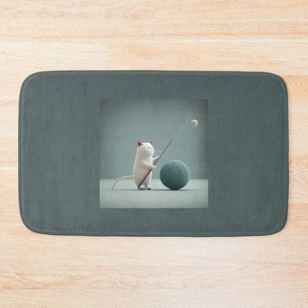 Item preview, Cat and ball of yarn designed and sold by ORVIATO.