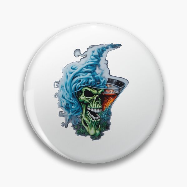 Item preview, Misty Skull with Whisky designed and sold by UrEnigmaArt.