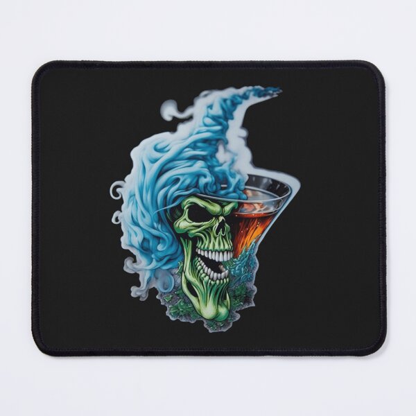 Item preview, Misty Skull with Whisky designed and sold by UrEnigmaArt.
