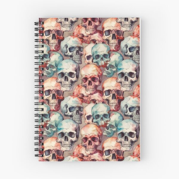Item preview, Patrón de mosaico de acuarela de calaveras designed and sold by Rottopics.