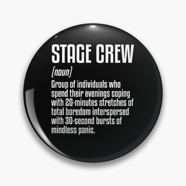 Item preview, Stage Crew Definition Design designed and sold by Fordham Backstage.