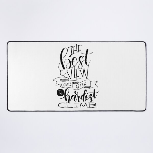 Item preview, The Best View Comes After the Hardest Climb designed and sold by AbundanceSeed.