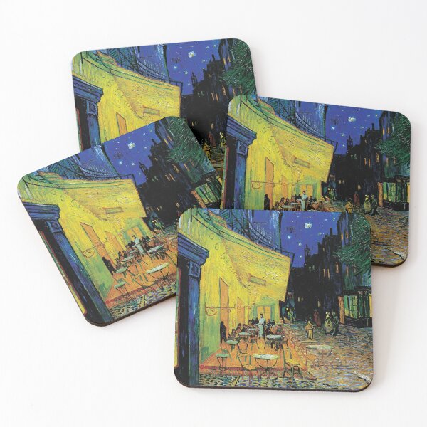 Item preview, Vincent van Gogh's Café Terrace at Night (1888) famous painting | Contrast designed and sold by Oliveirallan.