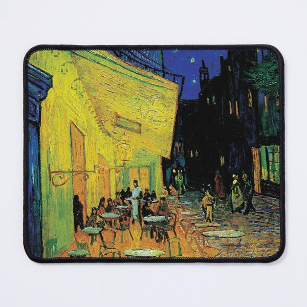 Item preview, Vincent van Gogh's Café Terrace at Night (1888) famous painting | Contrast designed and sold by Oliveirallan.