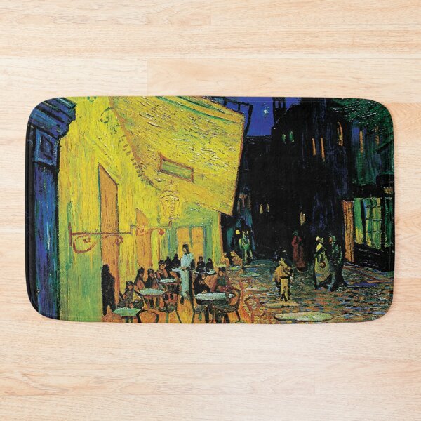 Item preview, Vincent van Gogh's Café Terrace at Night (1888) famous painting | Contrast designed and sold by Oliveirallan.