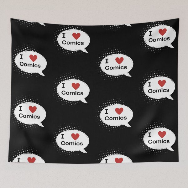 Item preview, I ♥ Comics designed and sold by Tw1nsAIArt.